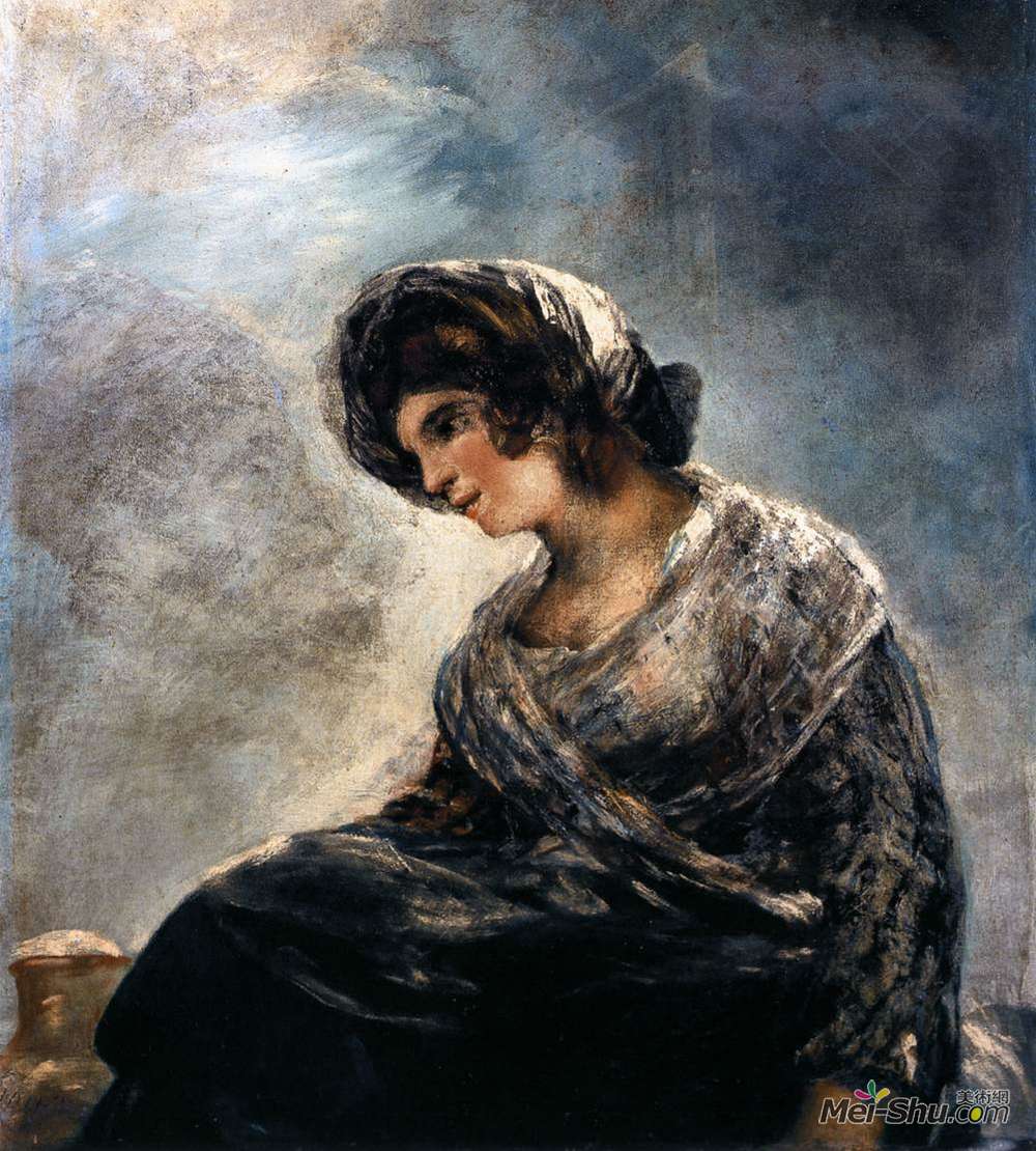 弗朗西斯科·戈雅(Francisco Goya)高清作品《波尔多挤奶女工》