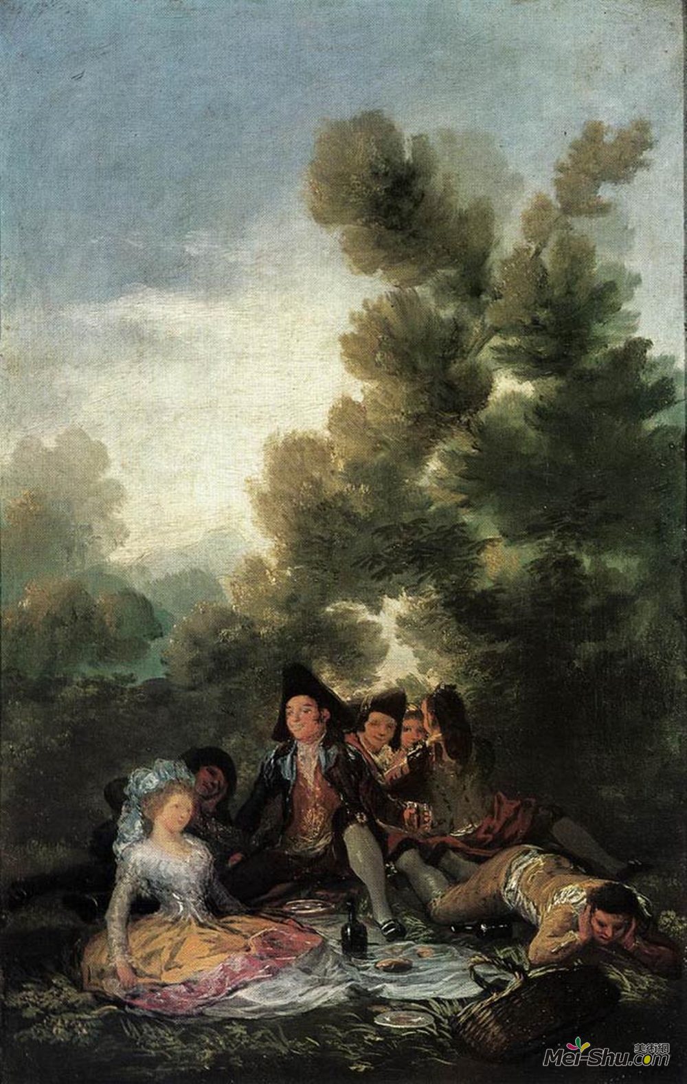 弗朗西斯科·戈雅(Francisco Goya)高清作品《野餐》