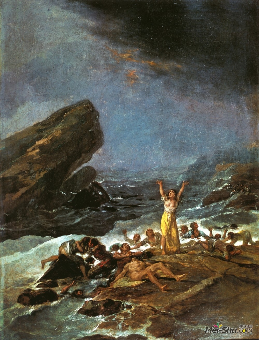 弗朗西斯科·戈雅(Francisco Goya)高清作品《海难》