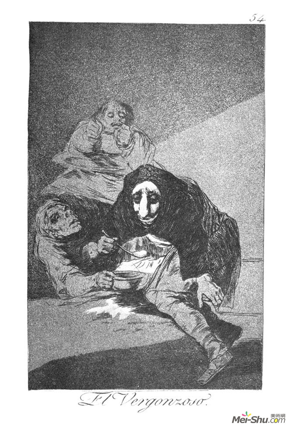弗朗西斯科·戈雅(Francisco Goya)高清作品《害羞的人》