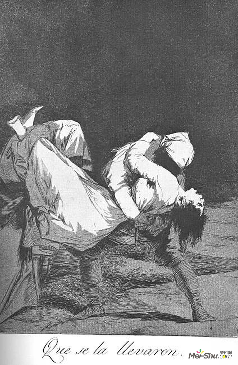 弗朗西斯科·戈雅(Francisco Goya)高清作品《他们把她带走了。》