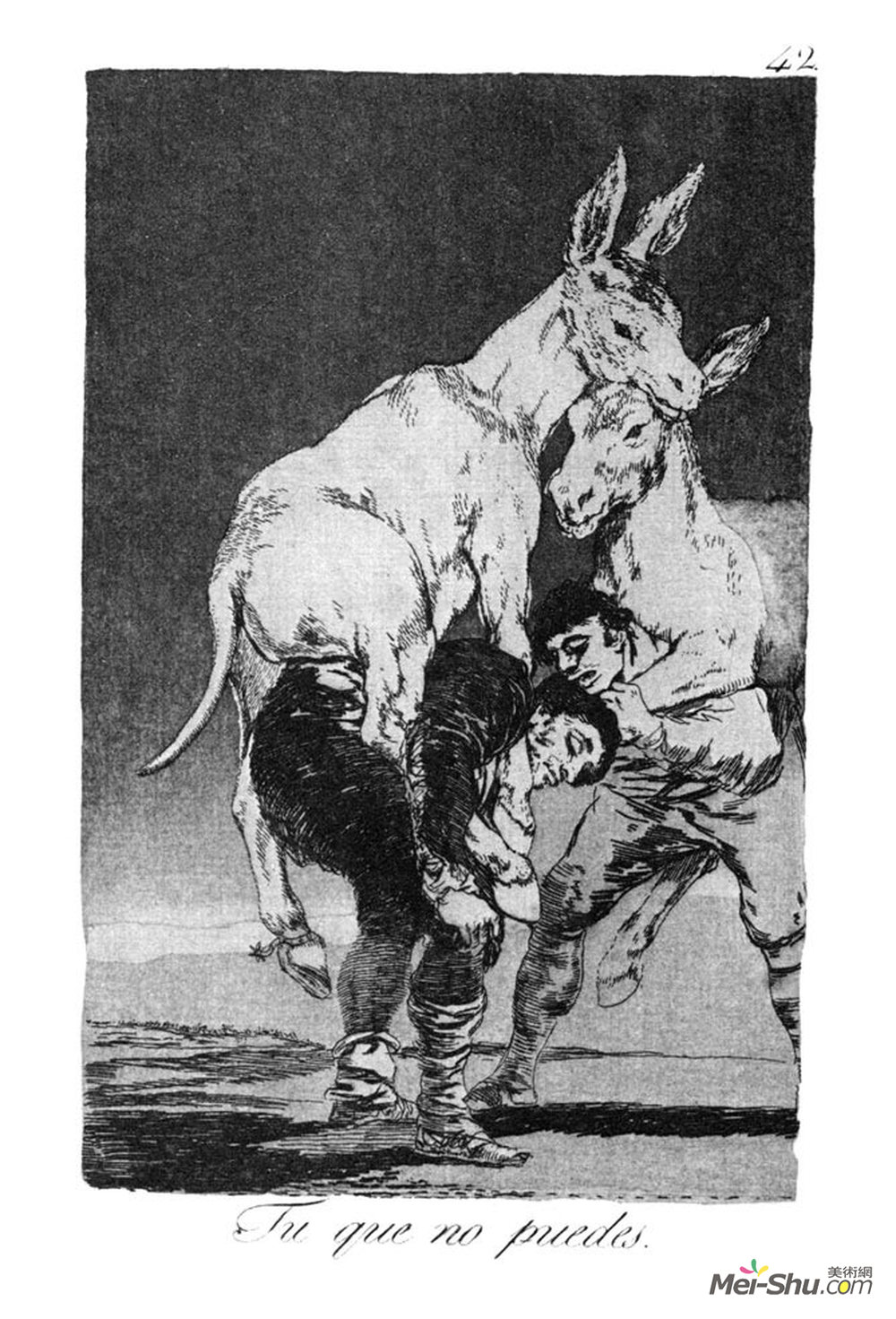 弗朗西斯科·戈雅(Francisco Goya)高清作品《不能的人》