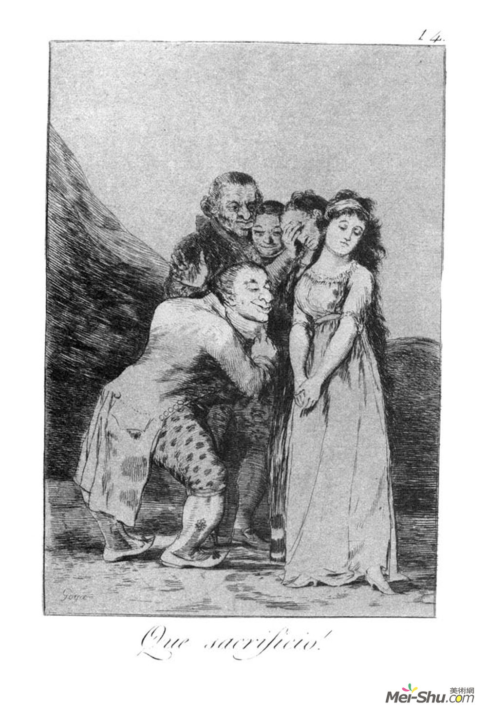 弗朗西斯科·戈雅(Francisco Goya)高清作品《多么伟大的牺牲啊！》