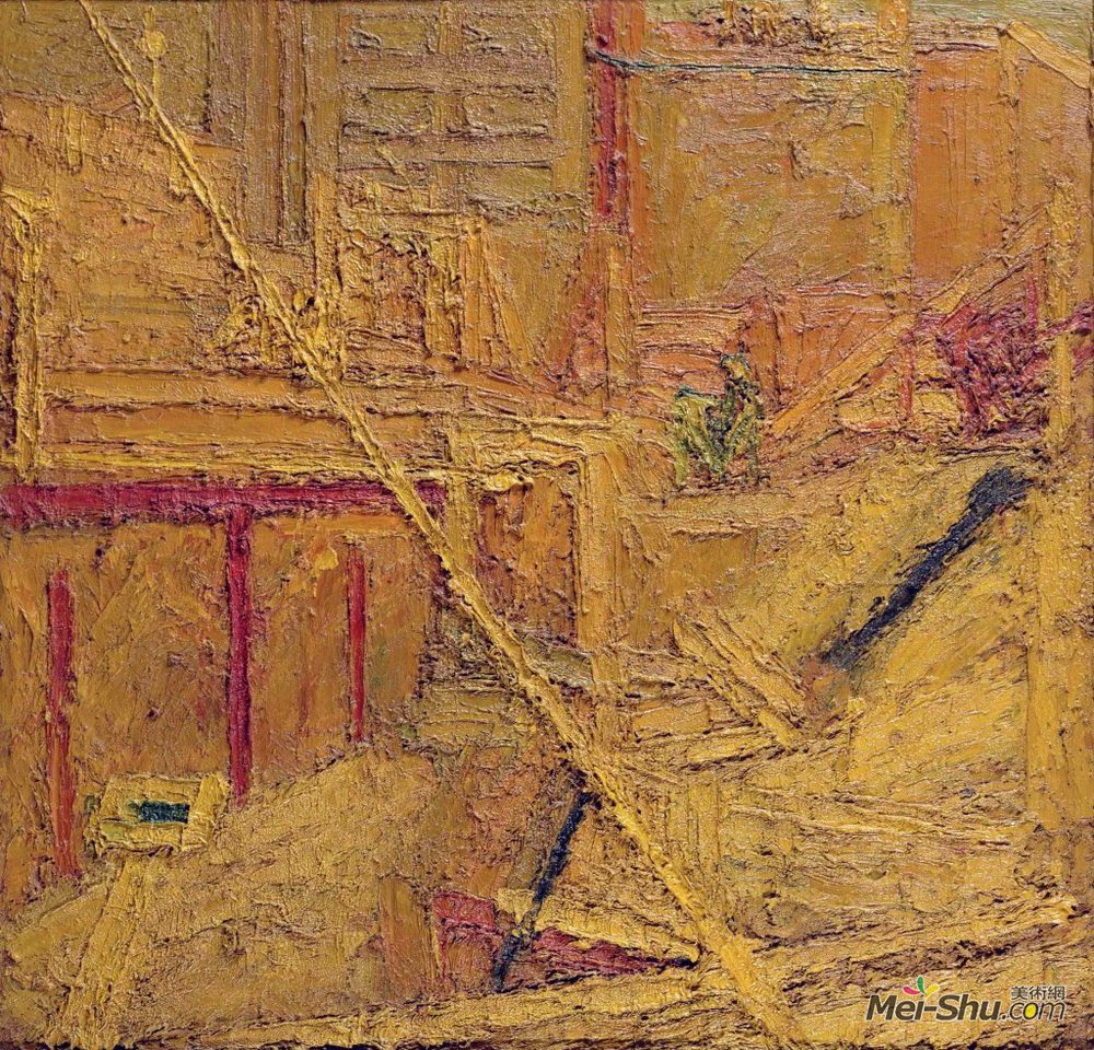 弗兰克·奥尔巴赫(Frank Auerbach)高清作品《枫树演示》