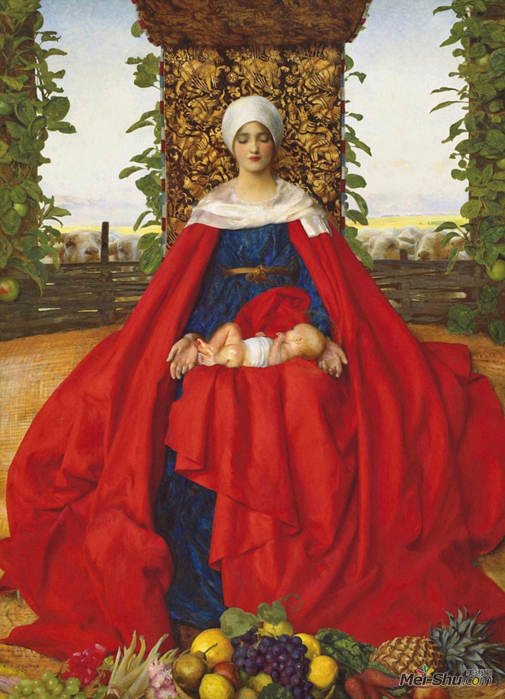 弗兰克·卡多根·考伯(Frank Cadogan Cowper)高清作品《我们的地球之母》