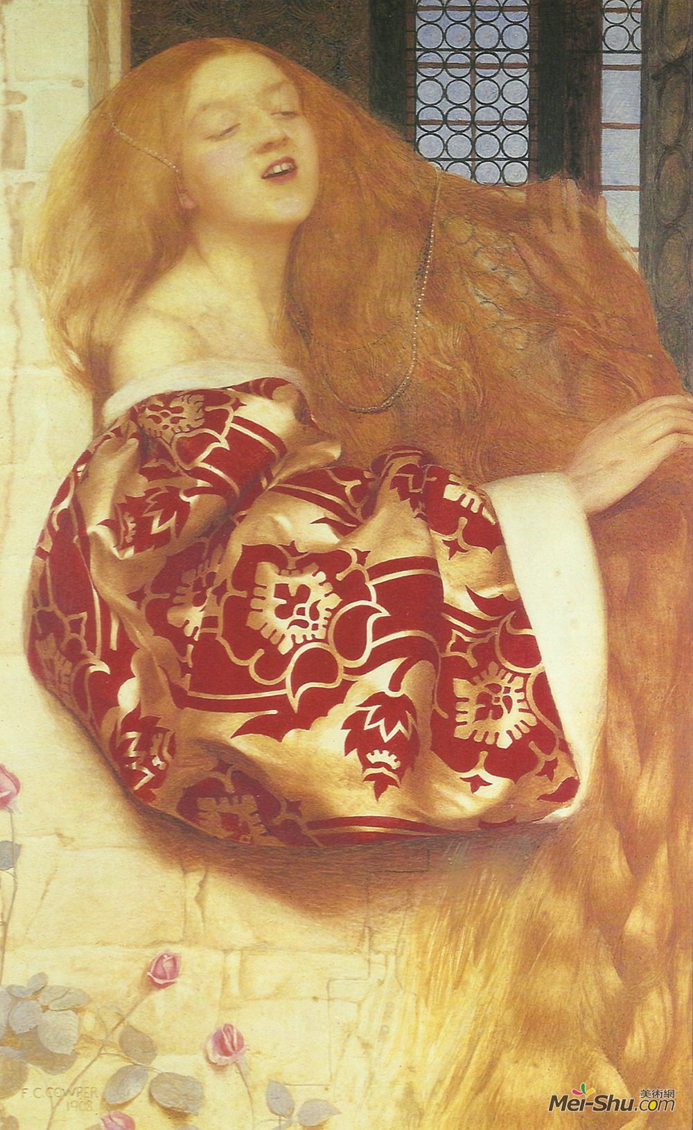 弗兰克·卡多根·考伯(Frank Cadogan Cowper)高清作品《蕾伴柔》