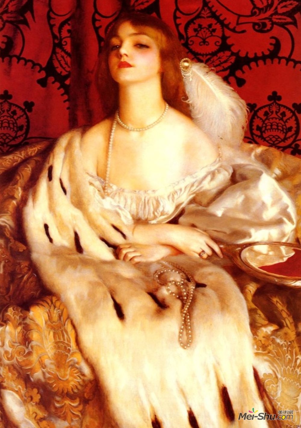 弗兰克·卡多根·考伯(Frank Cadogan Cowper)高清作品《虚荣II》