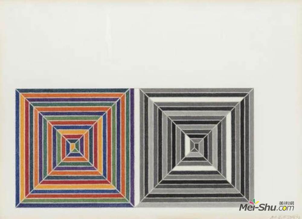 弗兰克·斯特拉(Frank Stella)高清作品《蟑螂合唱团的困境》