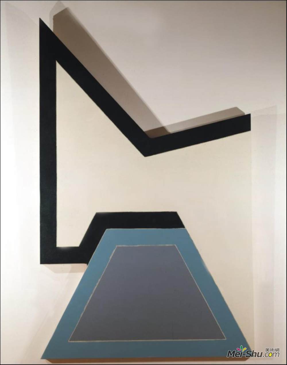 弗兰克·斯特拉(Frank Stella)高清作品《沃尔夫伯勒一世》