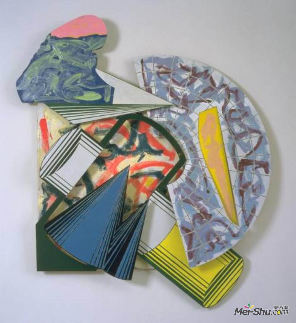 弗兰克·斯特拉(Frank Stella)高清作品《萨尔塔内梅奥萨科》