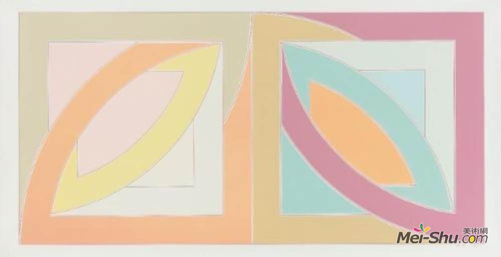 弗兰克·斯特拉(Frank Stella)高清作品《长的波恩湾》
