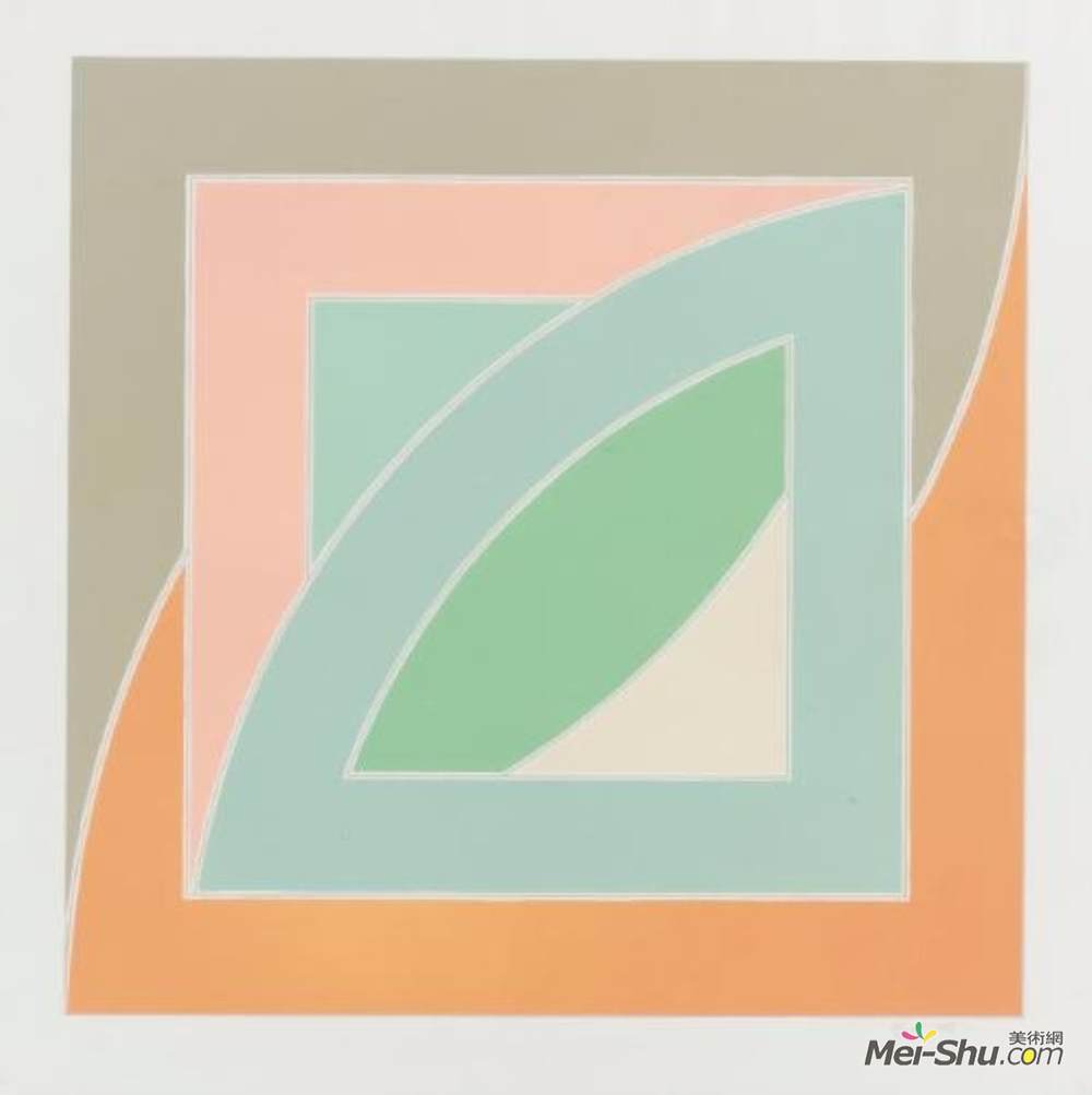 弗兰克·斯特拉(Frank Stella)高清作品《池塘之河》