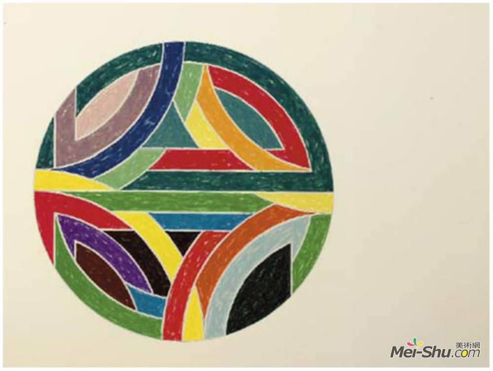 弗兰克·斯特拉(Frank Stella)高清作品《Sinjerli Variation IV》