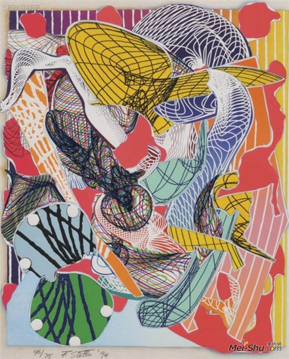 弗兰克·斯特拉(Frank Stella)高清作品《利马诺拉》