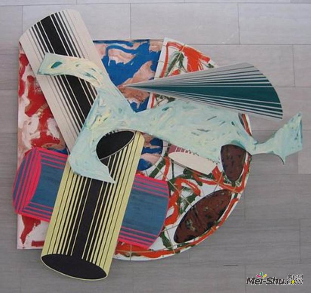 弗兰克·斯特拉(Frank Stella)高清作品《懒惰科学（懒惰科学）》