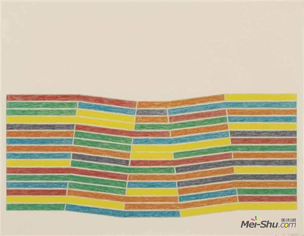 弗兰克·斯特拉(Frank Stella)高清作品《毛毯》