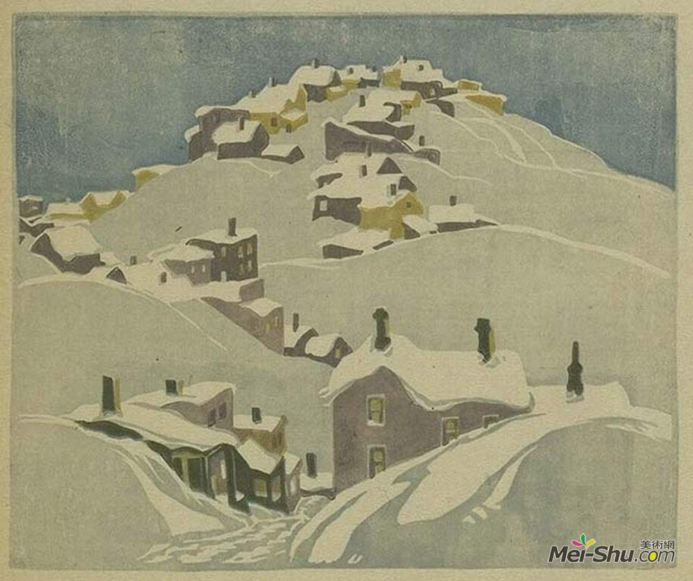 富兰克林·卡迈克尔(Franklin Carmichael)高清作品《科博尔特住宅》