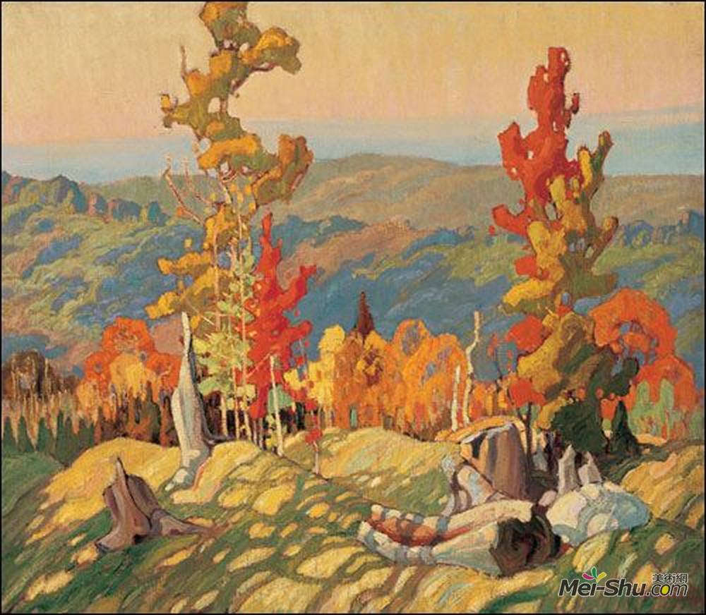 《北国的秋天》富兰克林·卡迈克尔(franklin carmichael)高清作品