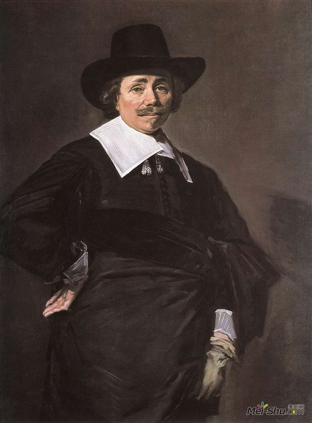 弗朗斯·哈尔斯(Frans Hals)高清作品《常人画像》