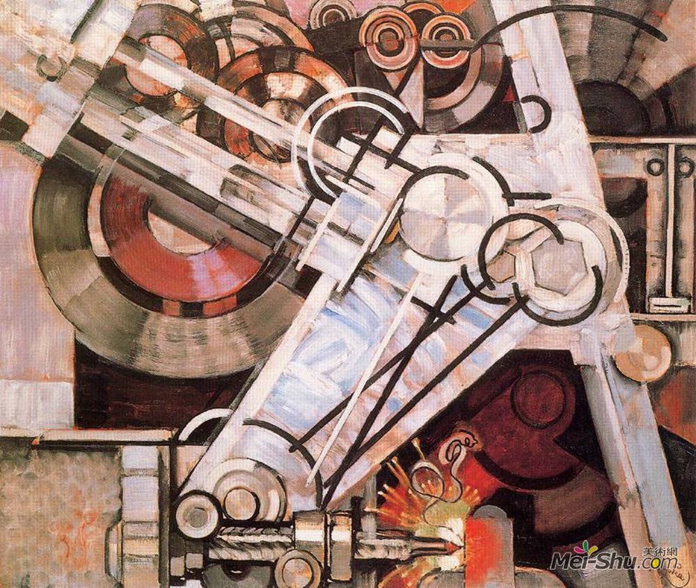 弗朗齐歇克·库普卡(Frantisek Kupka)高清作品《钻头》
