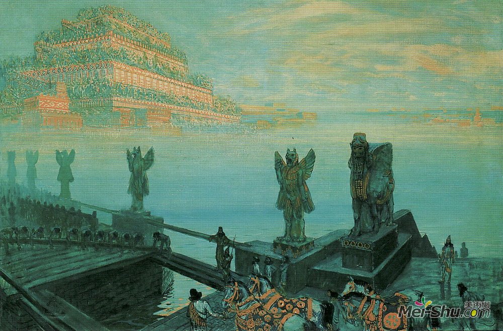 弗朗齐歇克·库普卡(Frantisek Kupka)高清作品《巴比伦》