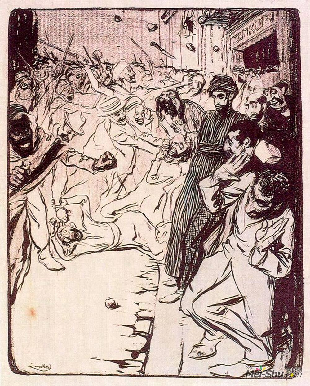 弗朗齐歇克·库普卡(Frantisek Kupka)高清作品《阿尔及尔》