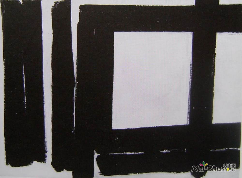 弗兰茨·克莱恩(Franz Kline)高清作品《第7幅画》