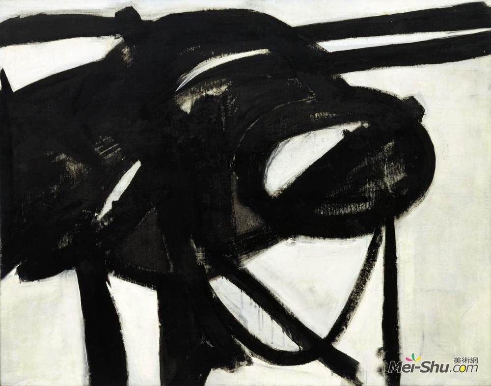 弗兰茨·克莱恩(Franz Kline)高清作品《酋长》