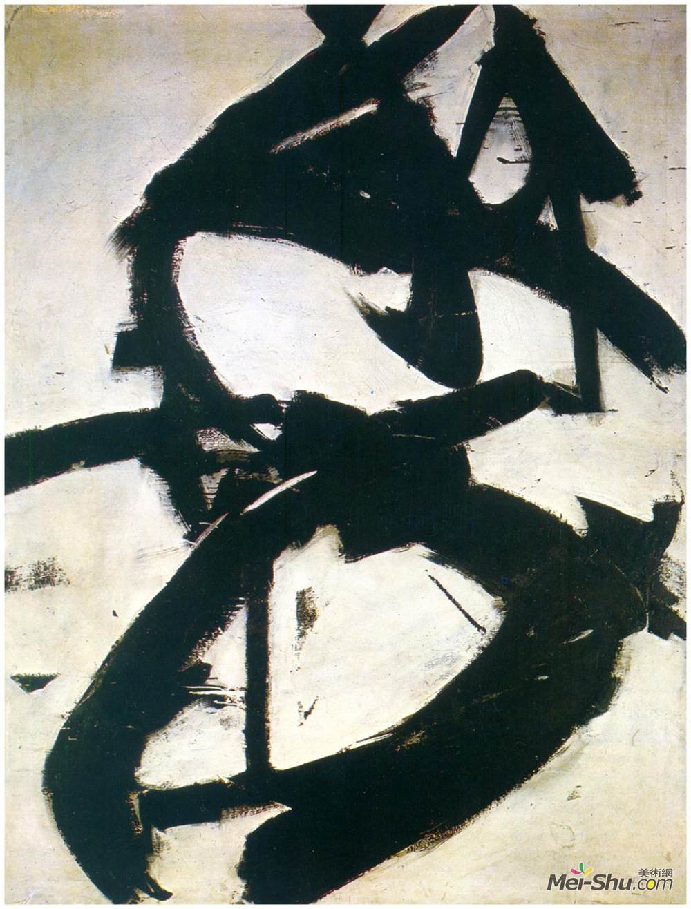 弗兰茨·克莱恩(Franz Kline)高清作品《图八》