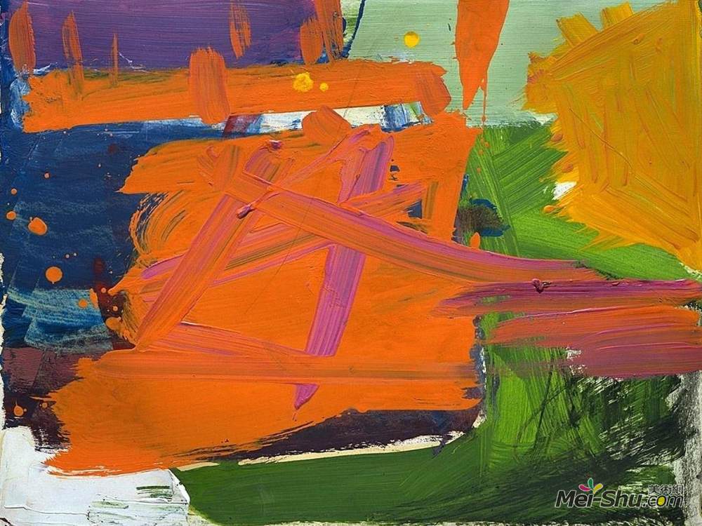 弗兰茨·克莱恩(Franz Kline)高清作品《无题》
