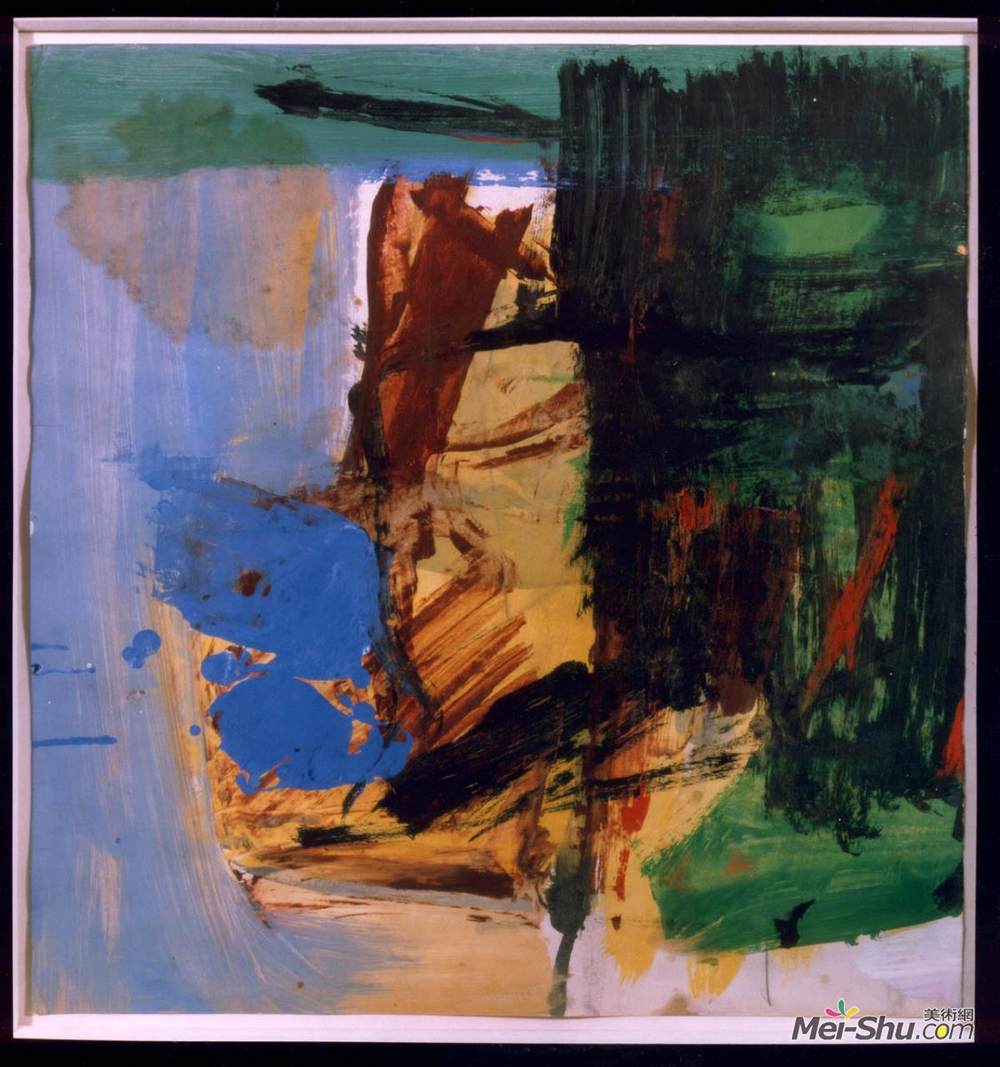 弗兰茨·克莱恩(Franz Kline)高清作品《无题》