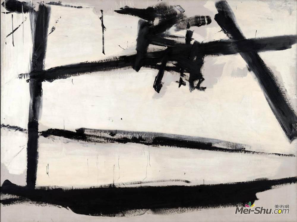 弗兰茨·克莱恩(Franz Kline)高清作品《第2号》