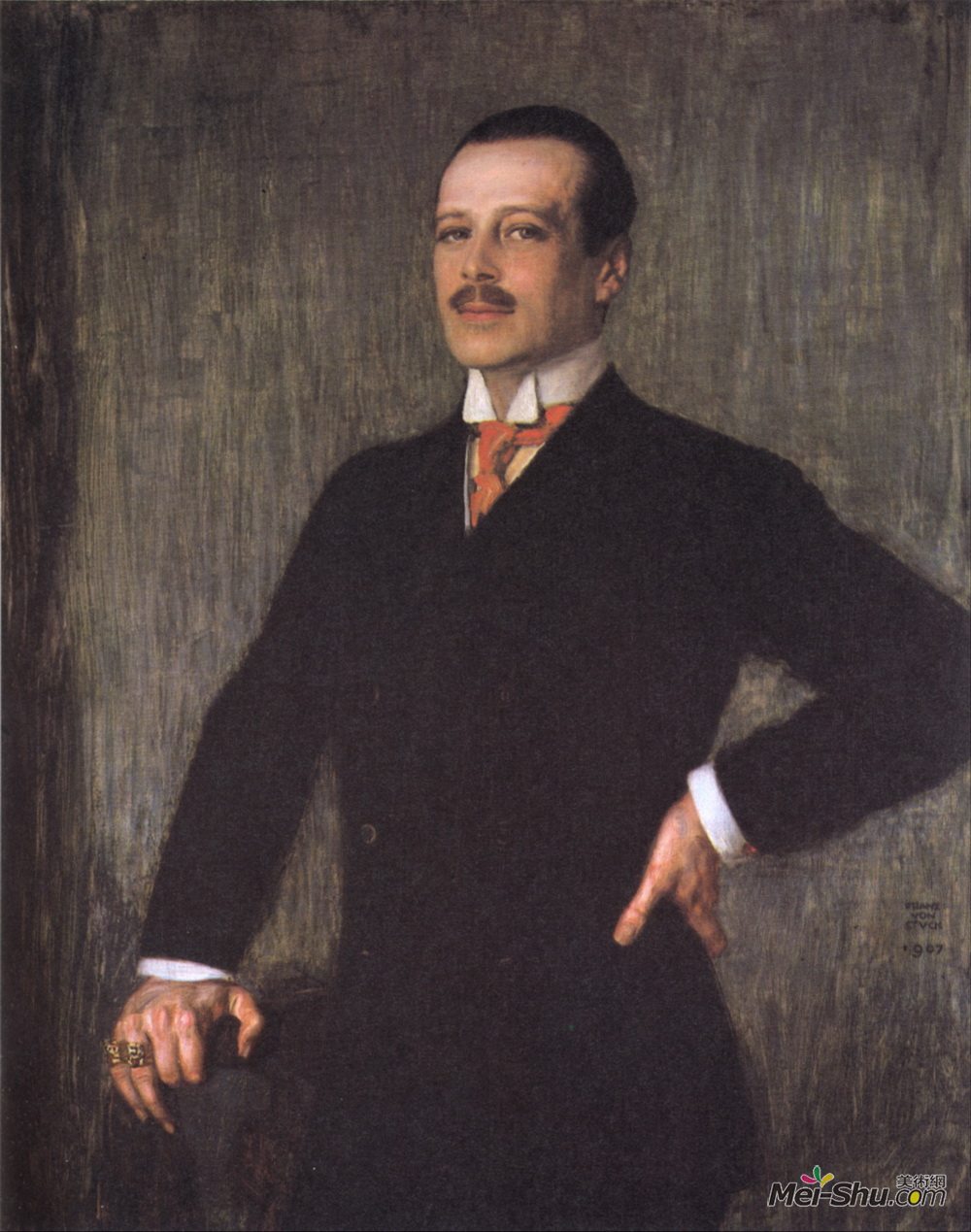 弗朗兹·斯托克(Franz Stuck)高清作品《大公恩斯特路德维希》