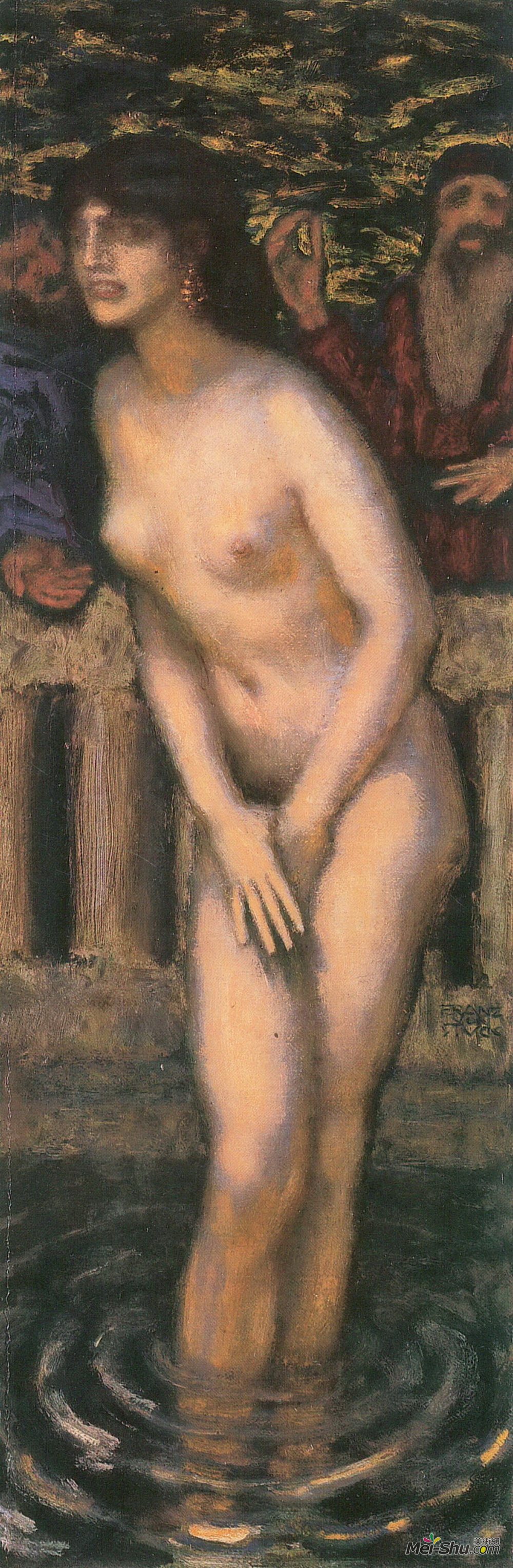 弗朗兹·斯托克(Franz Stuck)高清作品《苏珊娜与长者》