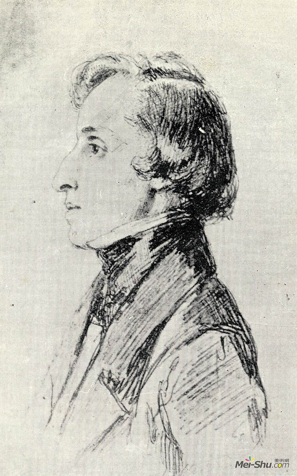 弗兰兹-温特豪德(Franz Xaver Winterhalter)高清作品《萧邦》