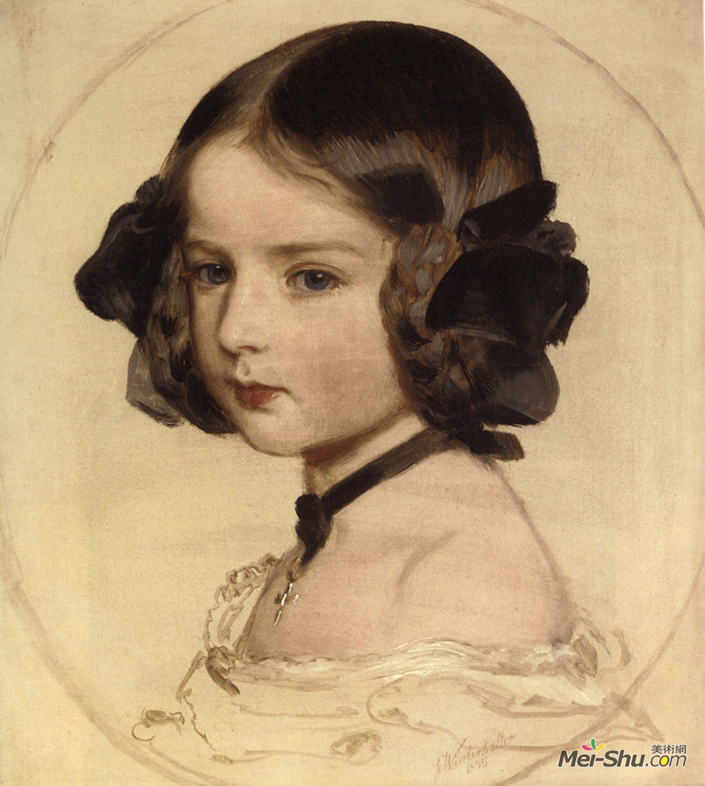 弗兰兹-温特豪德(Franz Xaver Winterhalter)高清作品《科堡萨克森》