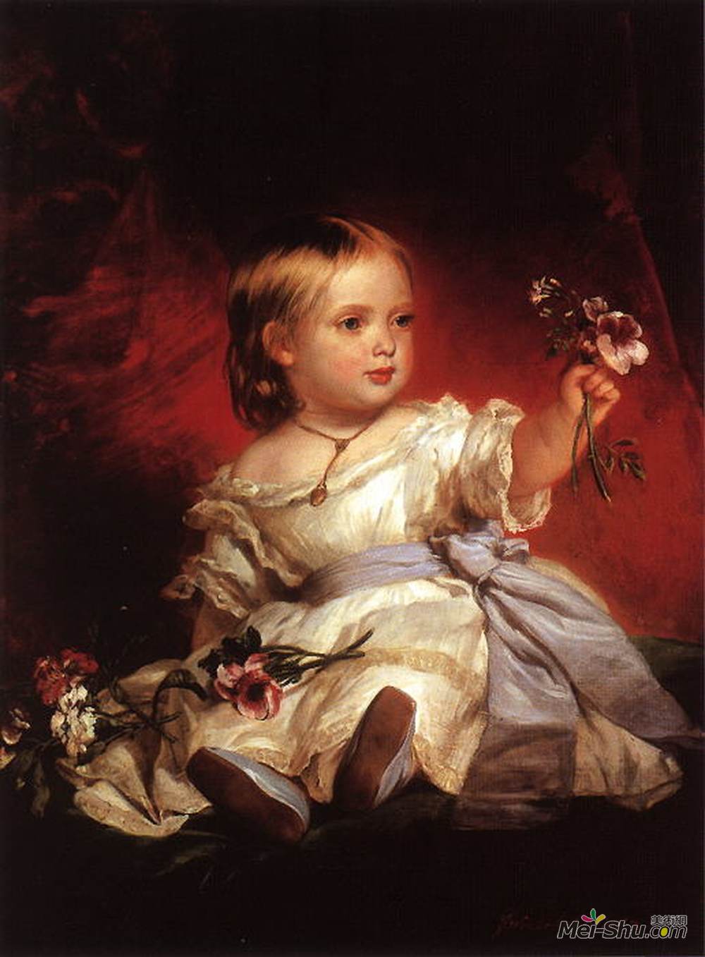 弗兰兹-温特豪德(Franz Xaver Winterhalter)高清作品《皇家维多利亚公主》
