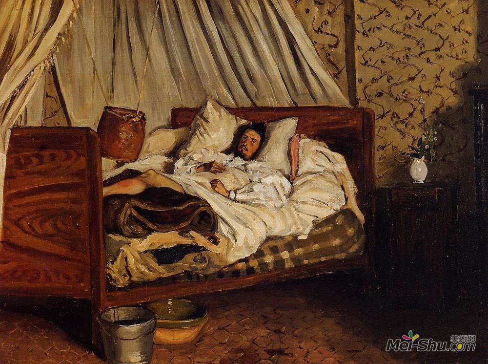 弗雷德里克·巴齐耶(Frederic Bazille)高清作品《临时野战医院》