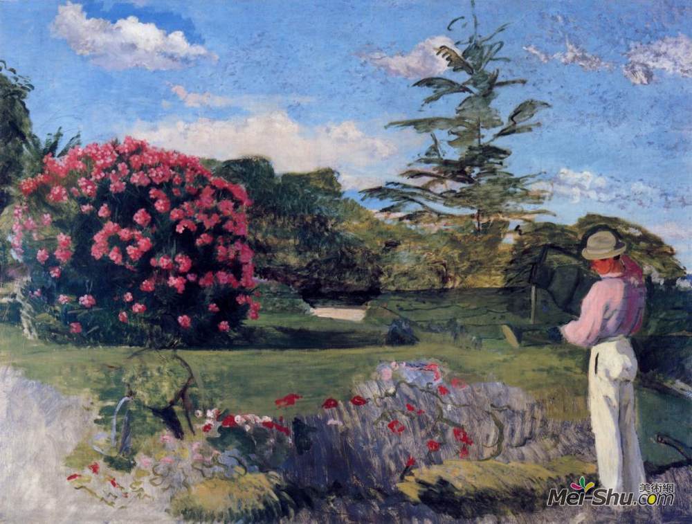 弗雷德里克·巴齐耶(Frederic Bazille)高清作品《小园丁》
