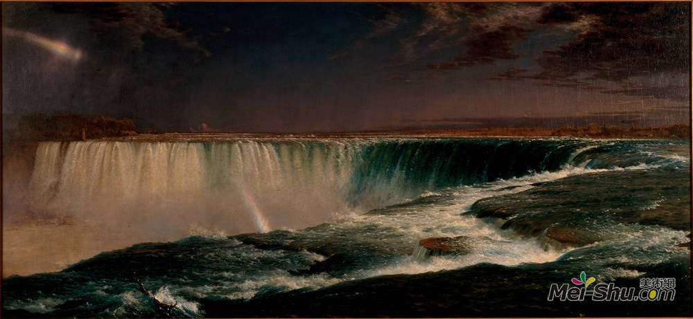 弗雷德里克·埃德温·丘奇(Frederic Edwin Church)高清作品《尼亚加拉》