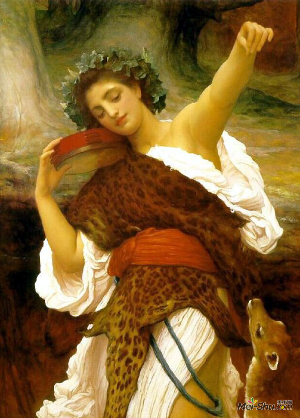 《酒神》洛尔德·弗雷德里克·莱顿(frederic leighton)高清作品欣赏