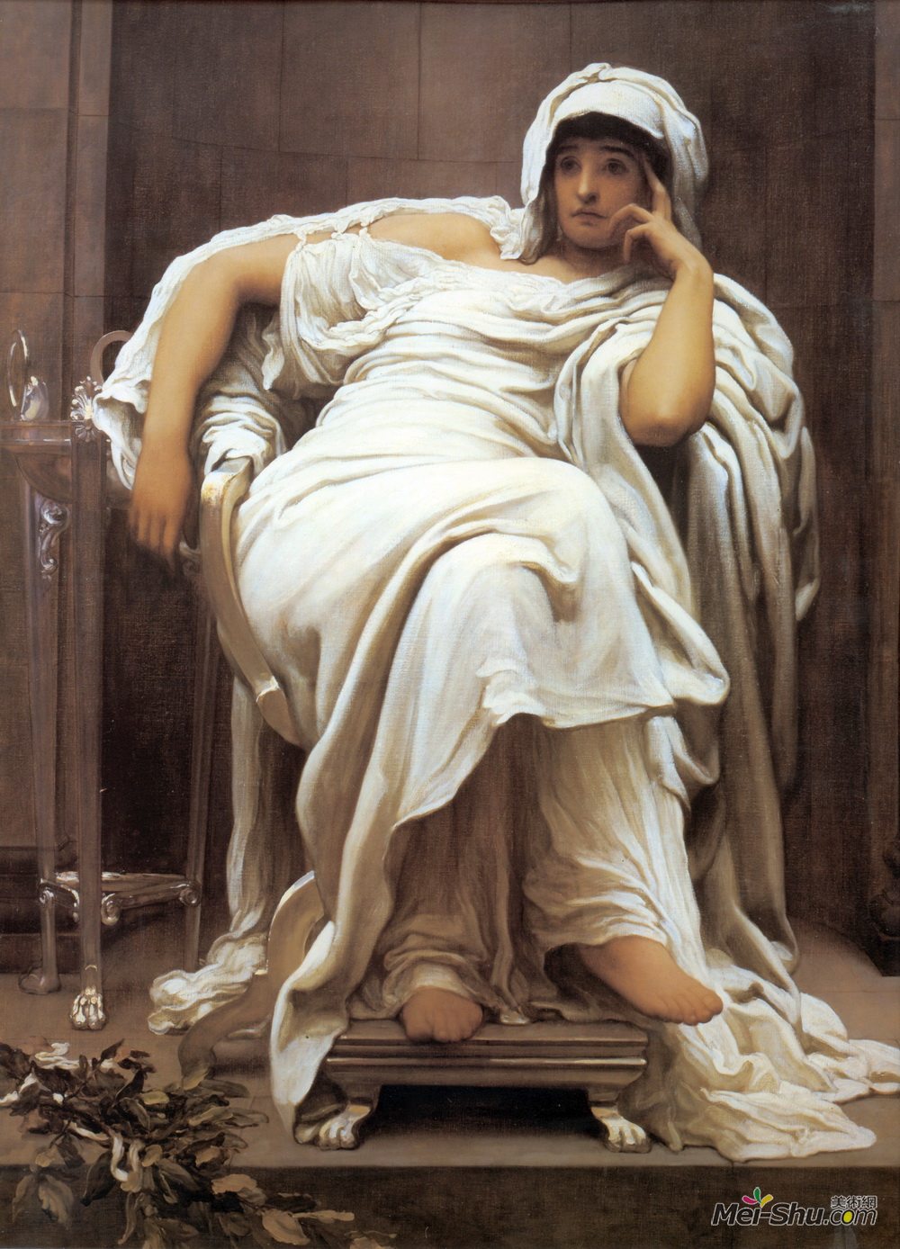 洛尔德·弗雷德里克·莱顿(Frederic Leighton)高清作品《蕨目》