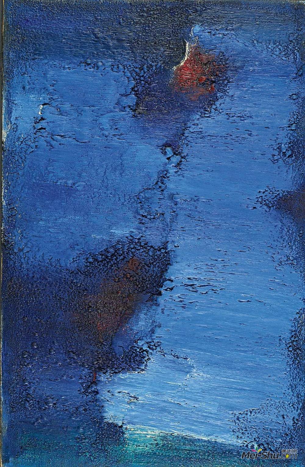 弗雷德里克·马蒂斯瑟斯(Frederic Matys Thursz)高清作品《无题（蓝场）》
