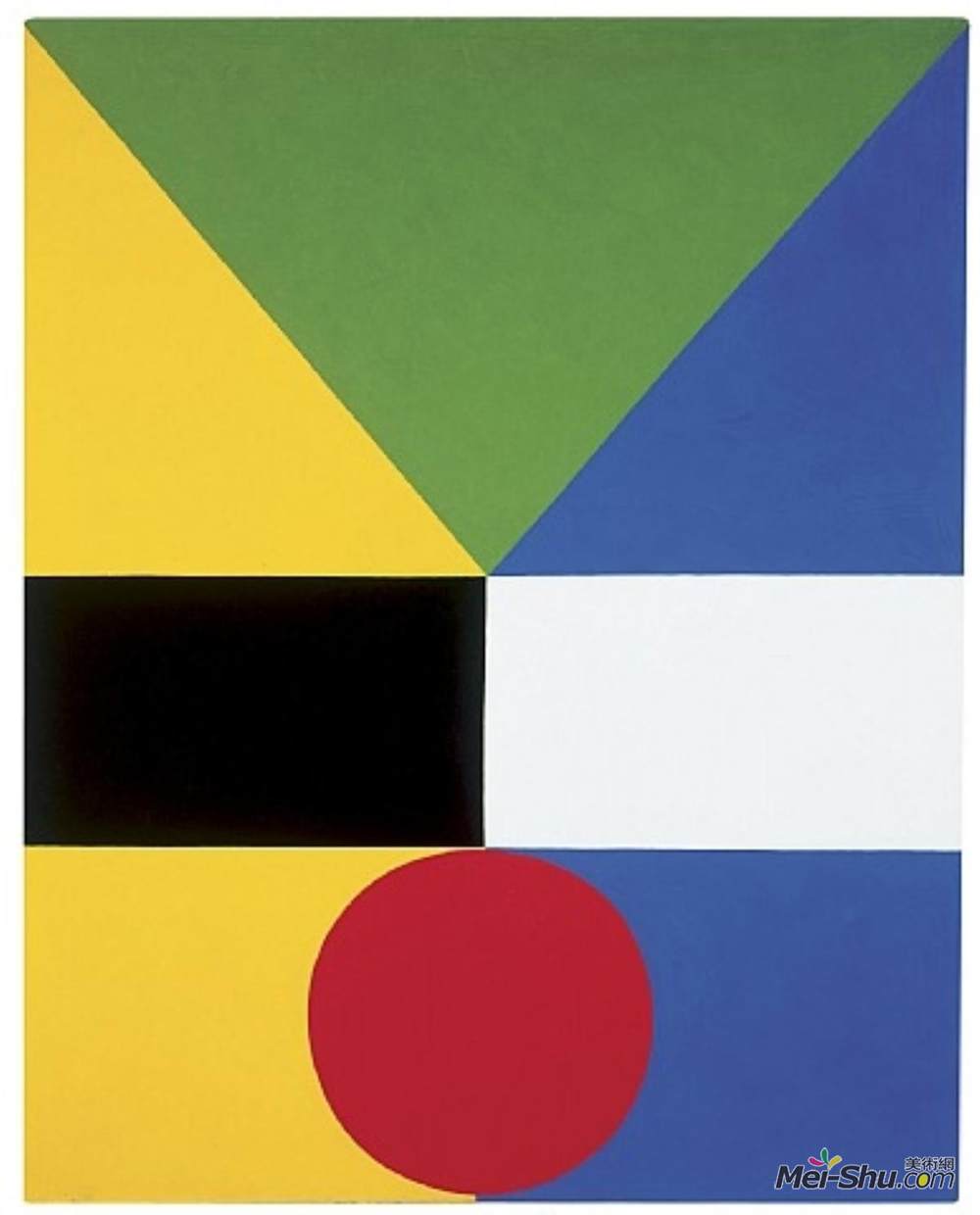 弗雷德里克·哈默斯利(Frederick Hammersley)高清作品《反对（15）》