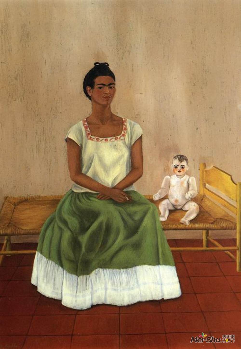 弗里达·卡洛(Frida Kahlo)高清作品《我和我的玩偶》