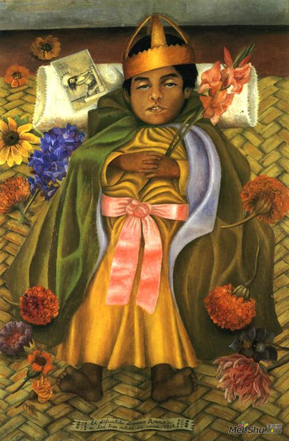 弗里达·卡洛(Frida Kahlo)高清作品《已故的迪马斯》