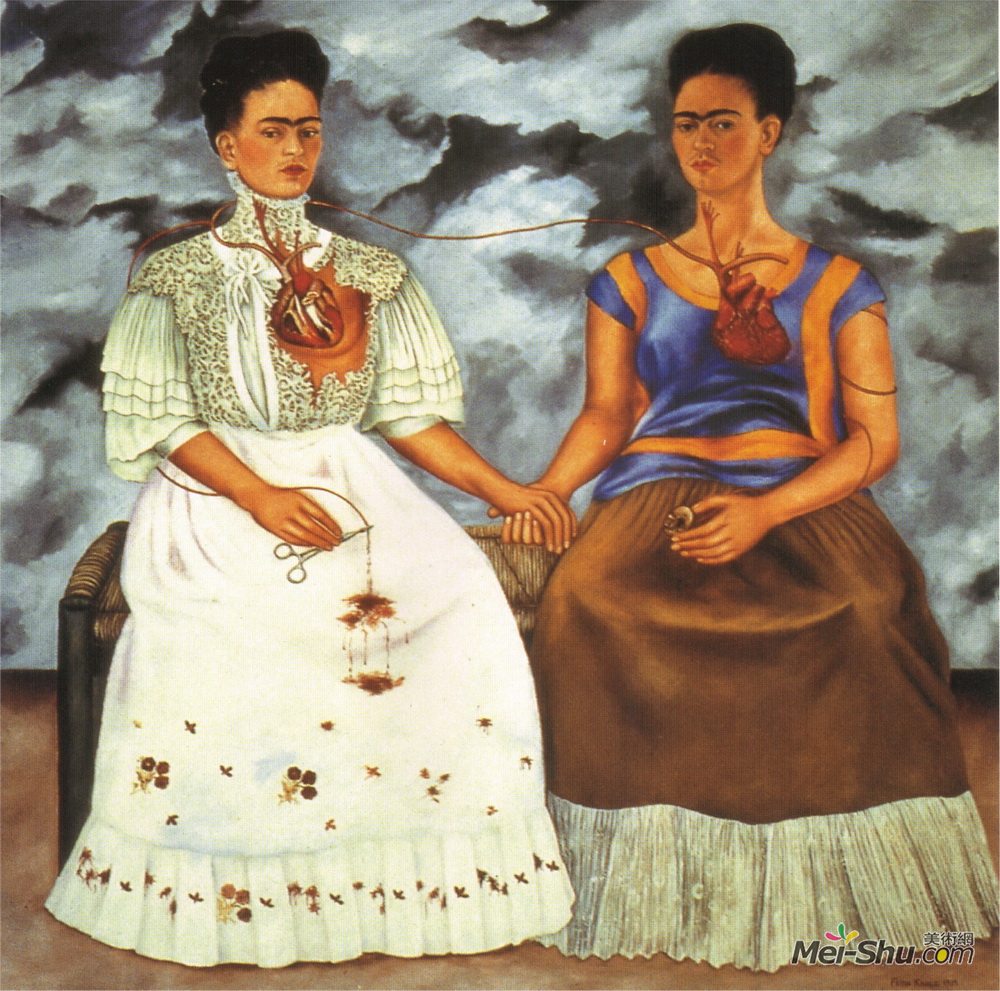 弗里达·卡洛(Frida Kahlo)高清作品《两个弗里达》