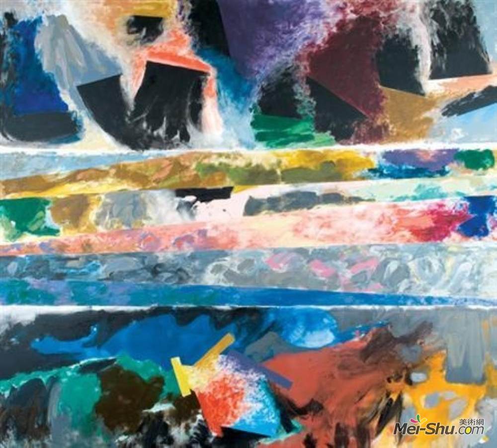 弗里德尔(Friedel Dzubas)高清作品《进一步土地》