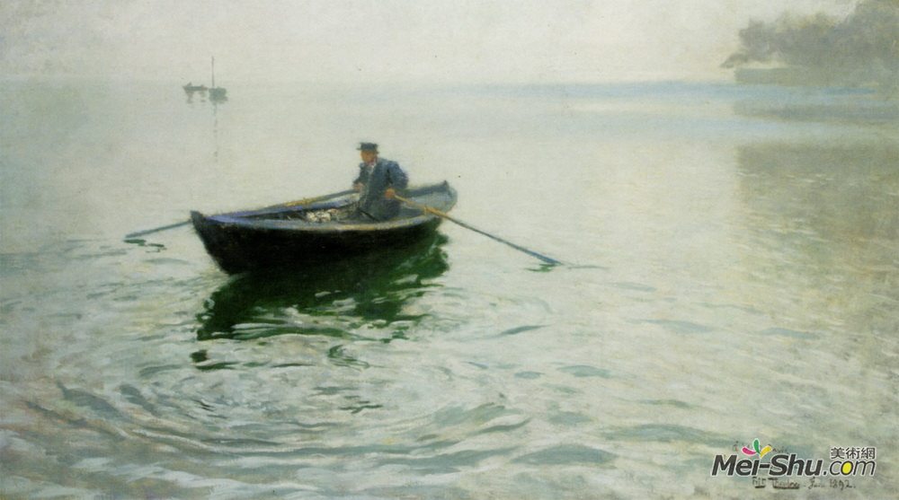 弗里茨·索尔洛(Frits Thaulow)高清作品《阿尔克杰伦》