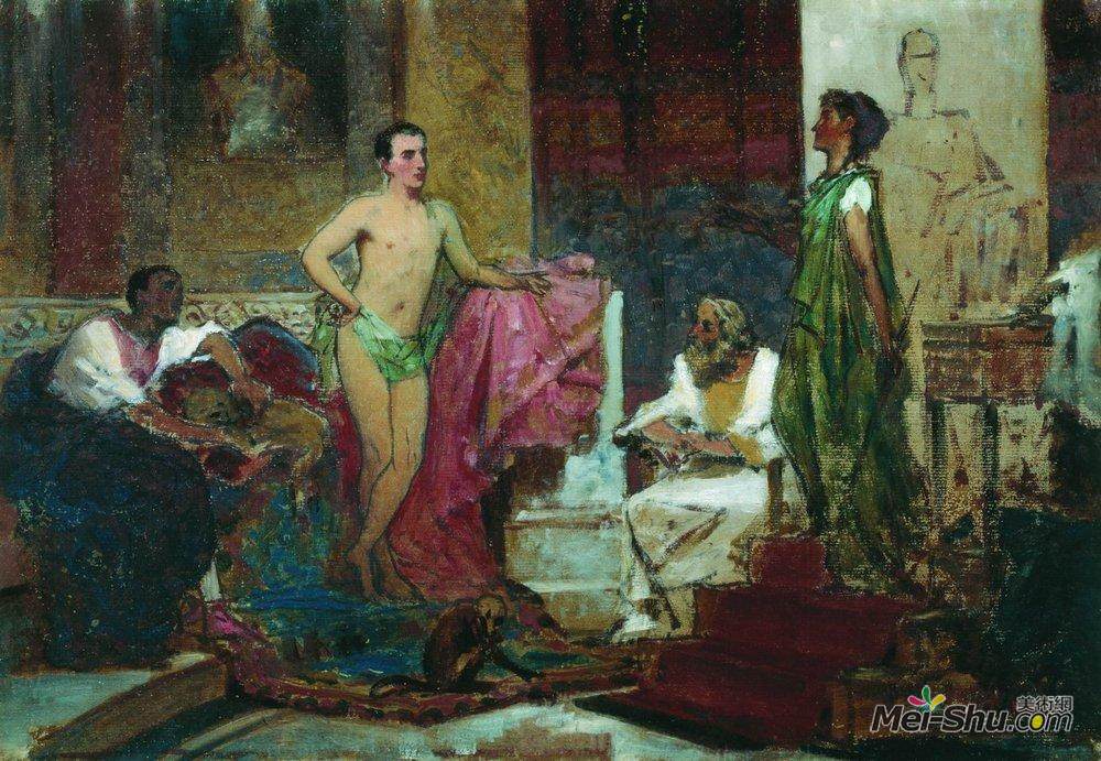 费奥多尔·布朗尼科夫(Fyodor Bronnikov)高清作品《八月与家人》